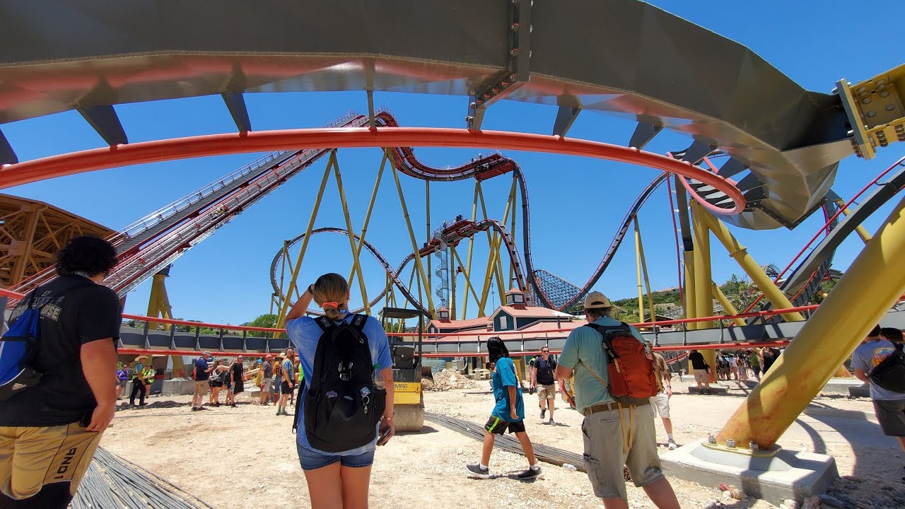 Dr. Diabolical's Secrets Revealed Walk-Through Tour Behind the Scenes at Rollercoaster Rodeo 2022 4K
