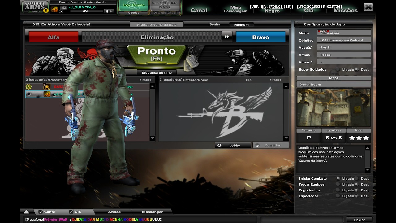 COMBAT DE ARMAS :  LIVE DA  NOITE  uJ_QUIMERA_C #1