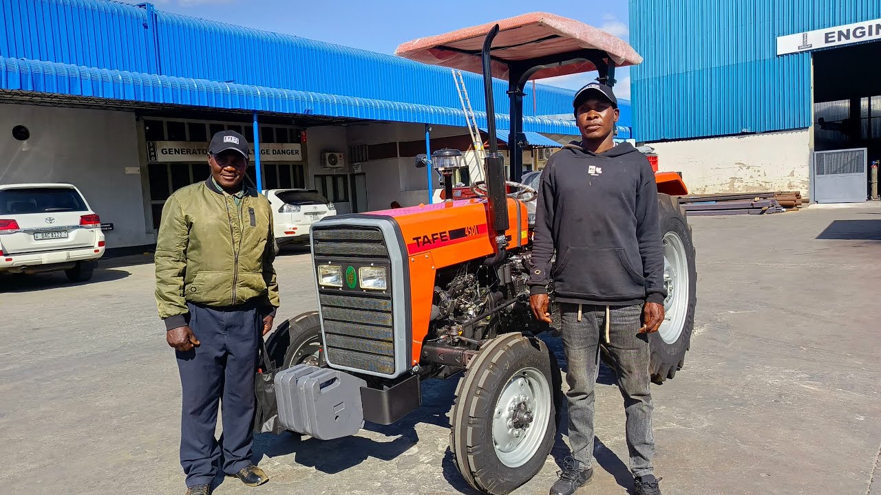 Farmer Acquires Tractor Through SAFF | Supplied by SARO