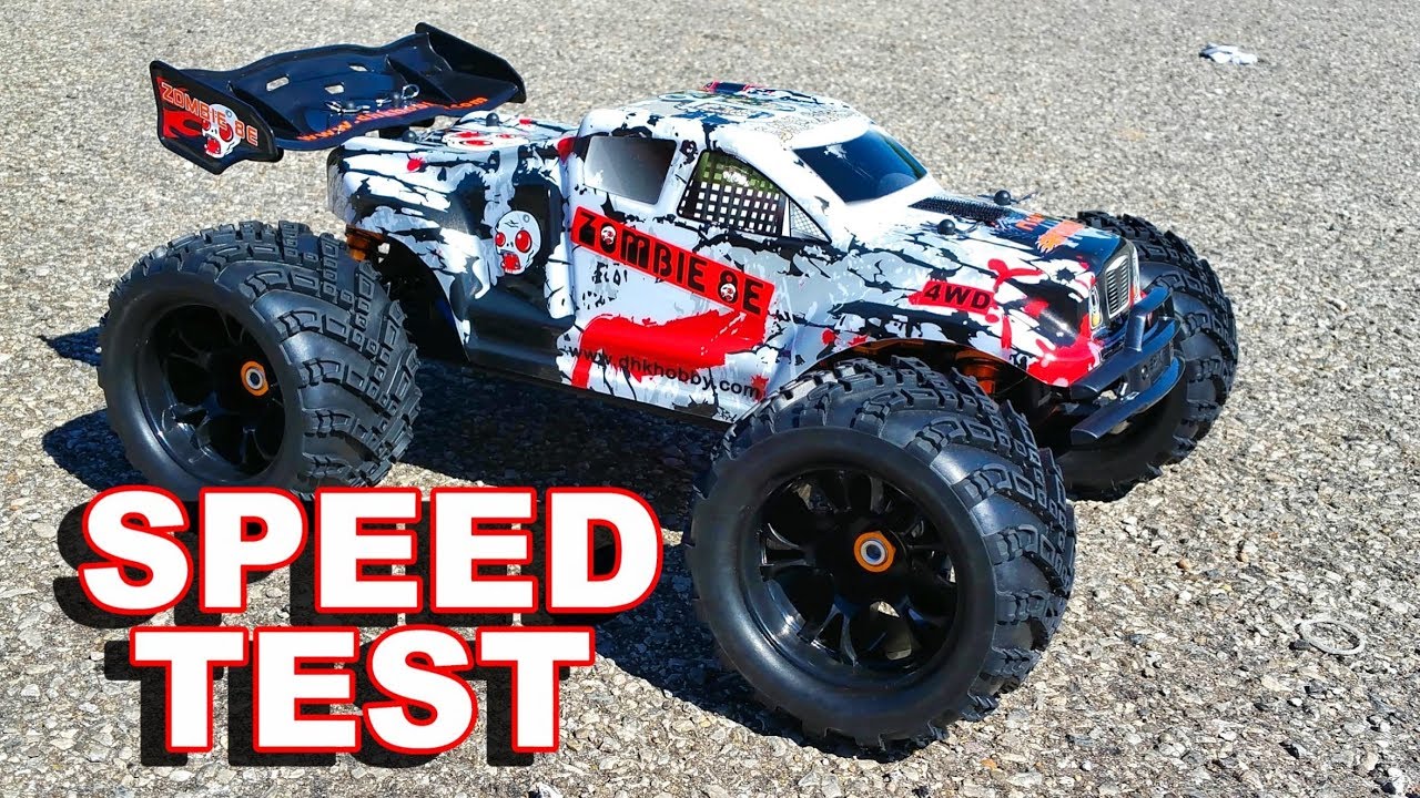 FAST Zombie RC Monster Truck SPEED TEST - DHK HOBBY 8384 - TheRcSaylors