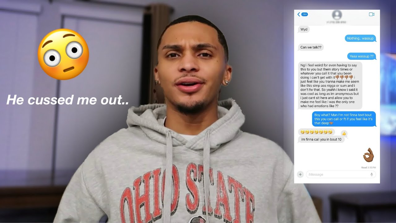 I talked to Trent and it didn't go so well ... ( he cussed me out )