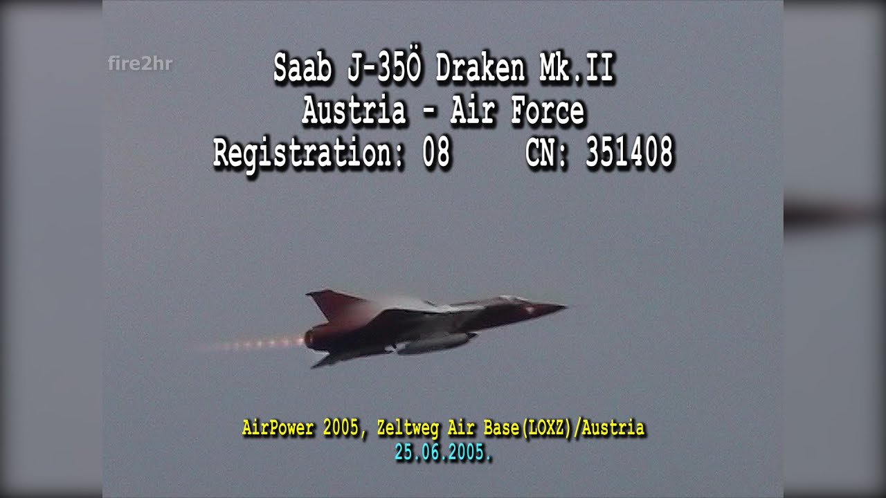AirPower2005-Saab J-35Ö Draken Mk.II-Zeltweg Air Base(LOXZ)(25.06.2005)