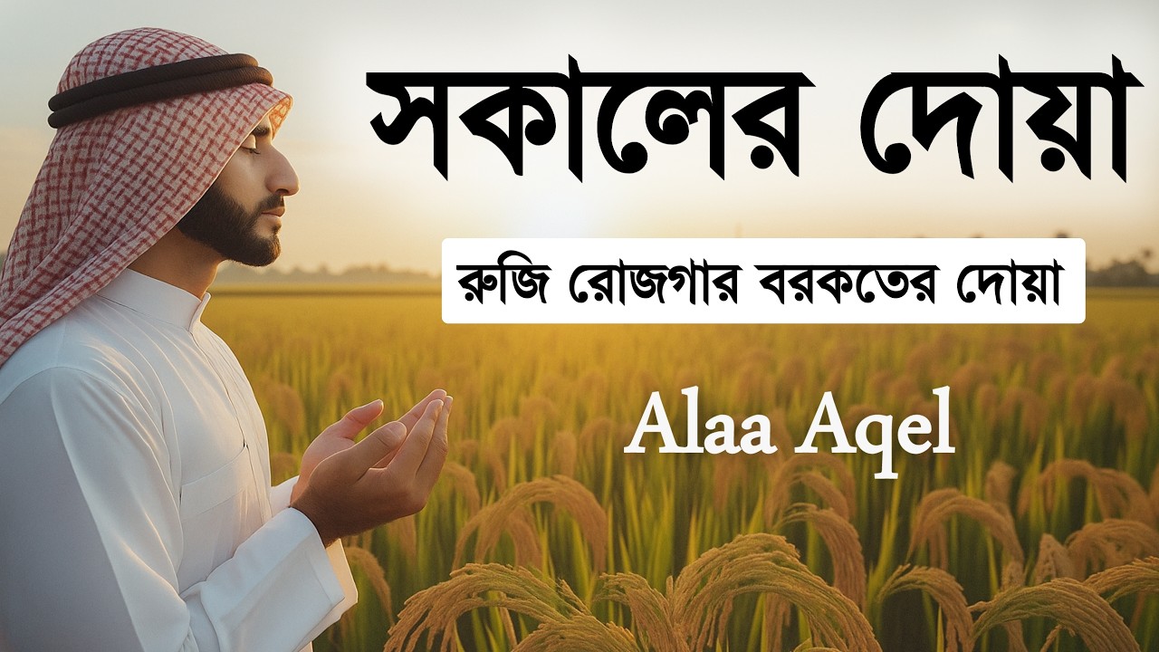 সকালের দোয়া ও জিকির । সকালটা শুরু হোক হৃদয় শীতল করা বরকতময় আয়াত দিয়ে। Adhkar Al-Sabah by Alaa Aqel