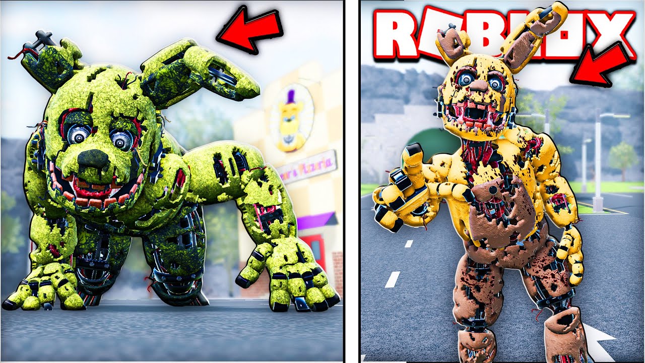 SPRINGTRAP & LOLBIT GAMEPASS SHOWCASE IN Fredbears Mega Roleplay