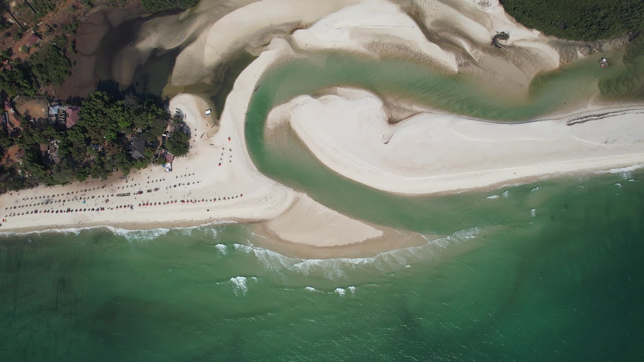 AFRICA - SIERRA LEONE  - BEST BEACH. #2 River Beach near Sussex & Tokeh 30 minutes from Freetown.