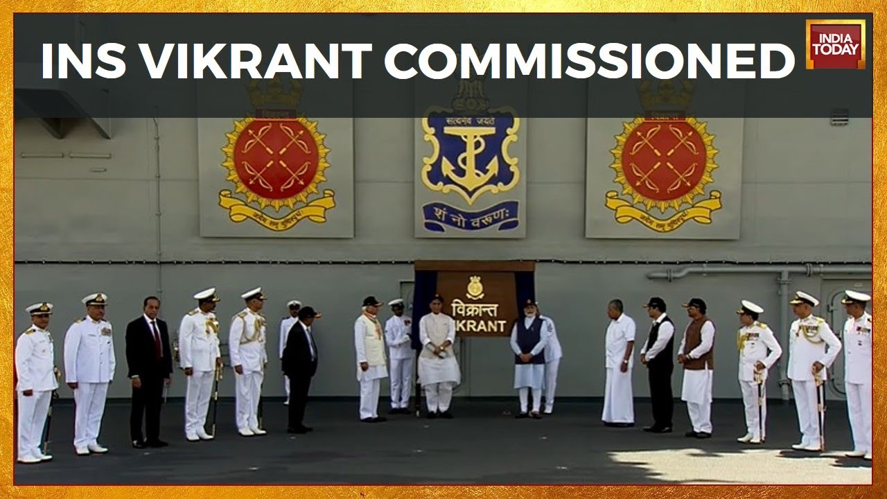 INS Vikrant, India's Indigenous Aircraft Carrier, Commissioned In PM Modi's Presence | WATCH