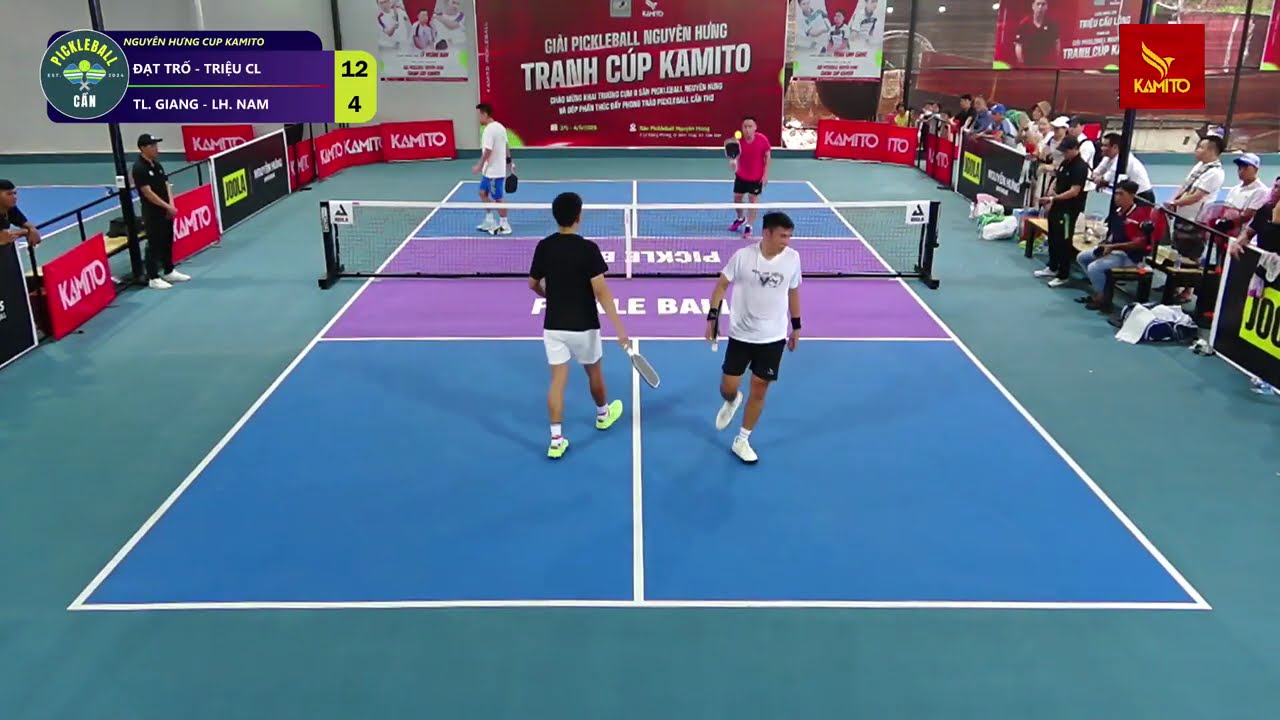 LÝ HOÀNG NAM/ TRỊNH LINH GIANG vs ĐẠT TRỐ/ TRIỆU CẦU LÔNG - Giải pickleball Nguyên Hưng 2025