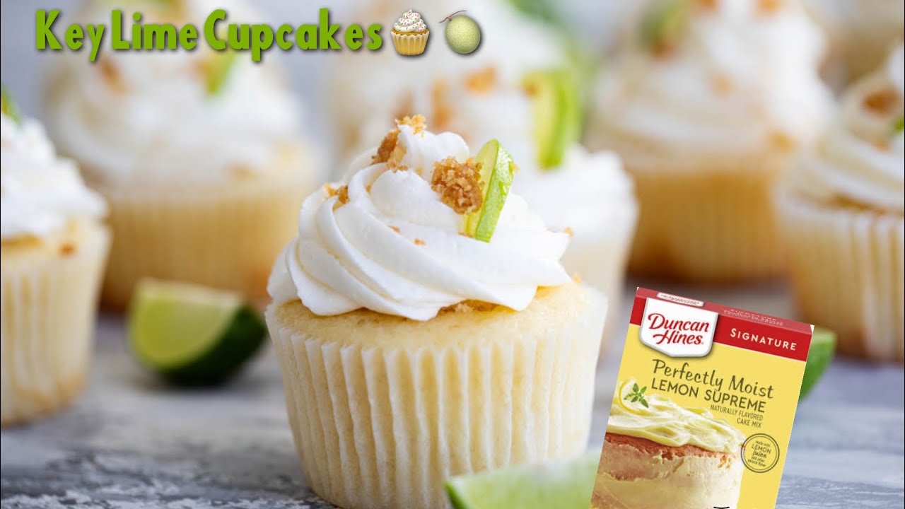 How to Make Quick and Easy Key Lime Cupcakes 🍈🧁