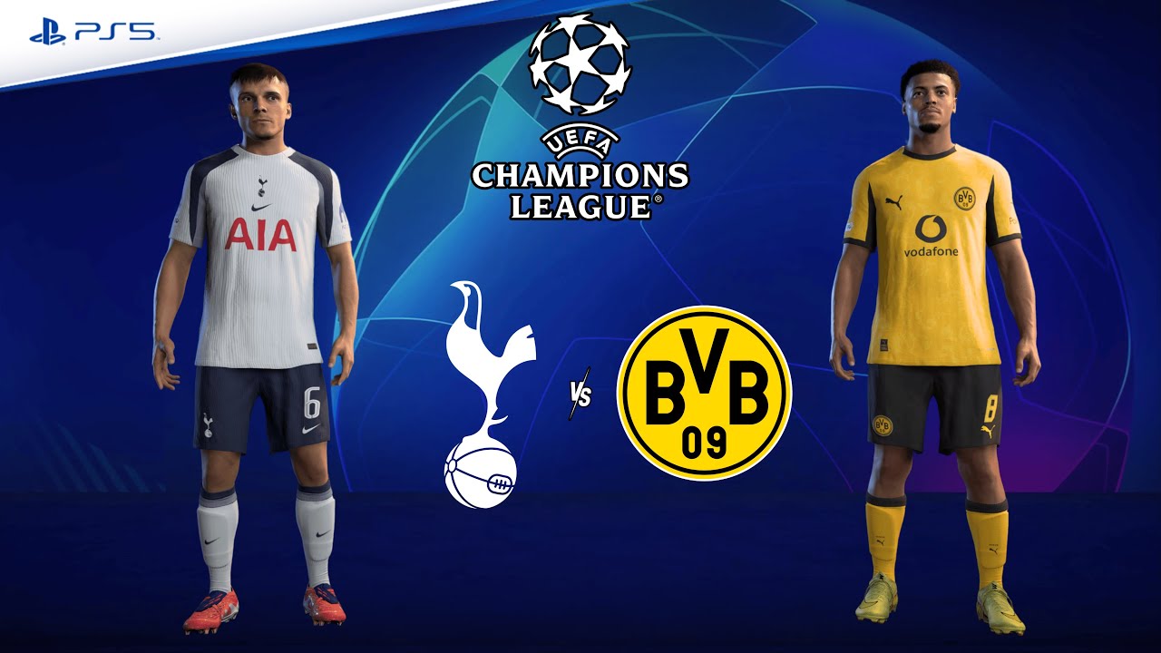 Tottenham Hotspur v Borussia Dortmund | UEFA Champions League 25/26 | Full Match | FC 26 - PS5™[4K]