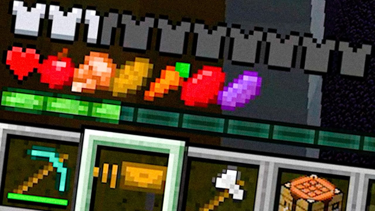Майнкрафт, но у нас СУПЕР СЕРДЦА ИЗ ЕДЫ (Minecraft)