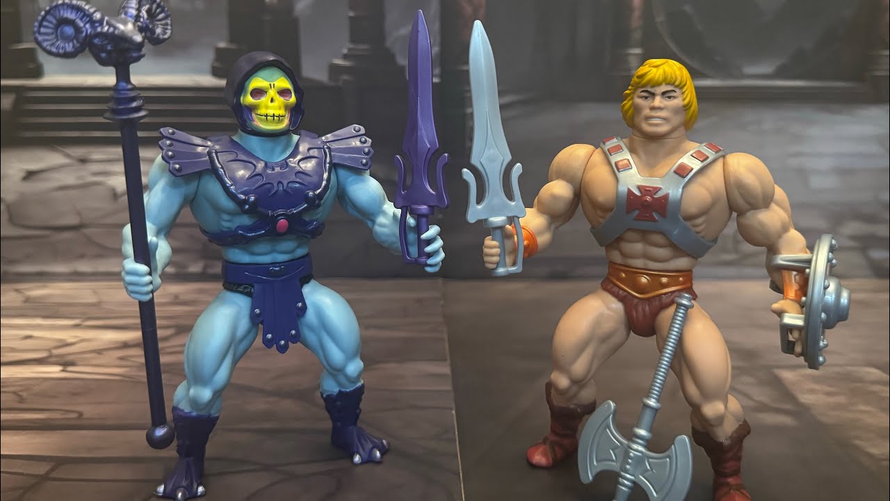 Masters Of The Universe Vintage-Style He-Man And Skeletor Two Pack Review