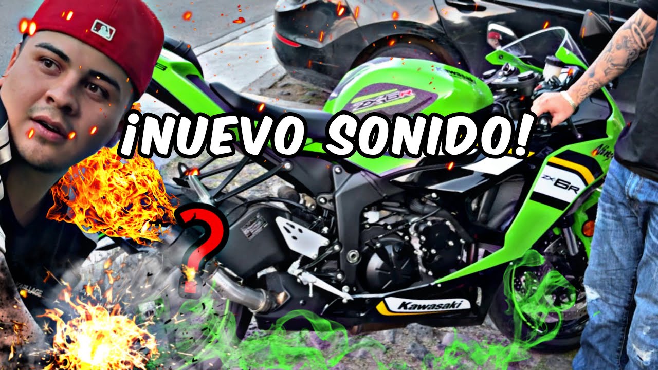 ¡Así suena el NUEVO ESCAPE de la ZX6R! 😱🤩