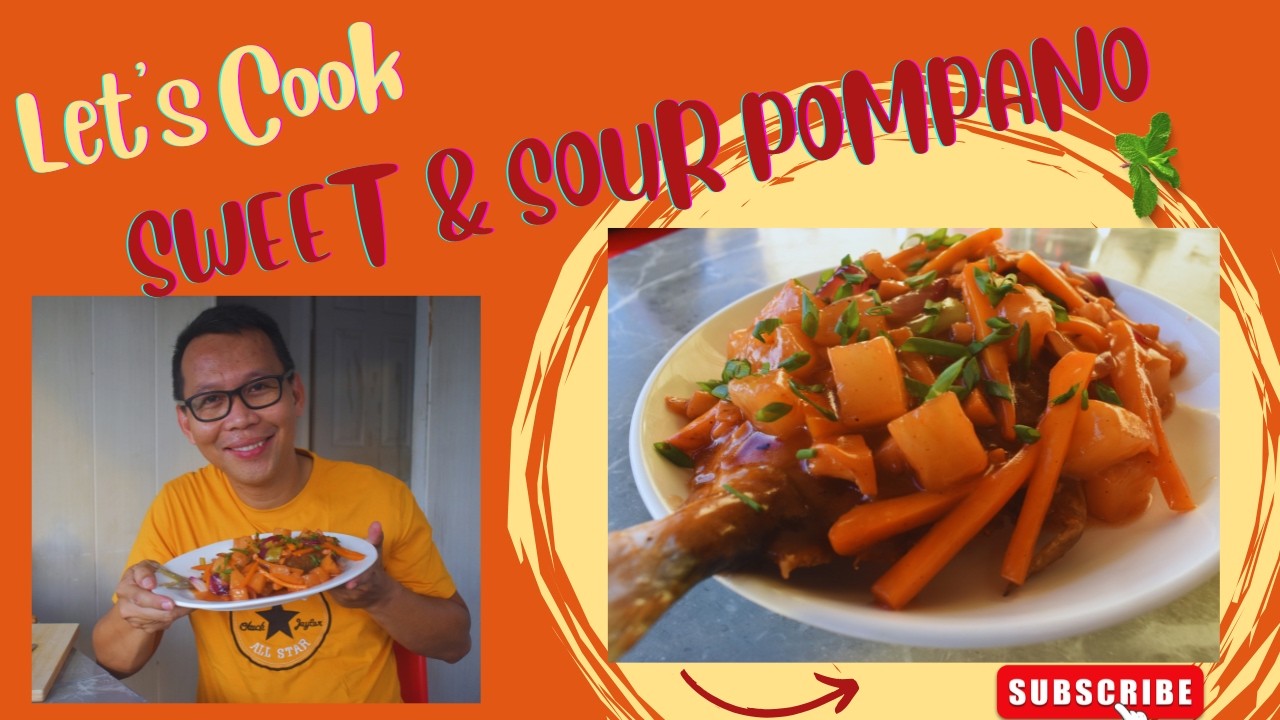 How to Cook Sweet and Sour Fish Pompano | Cebu | Jacob Layan