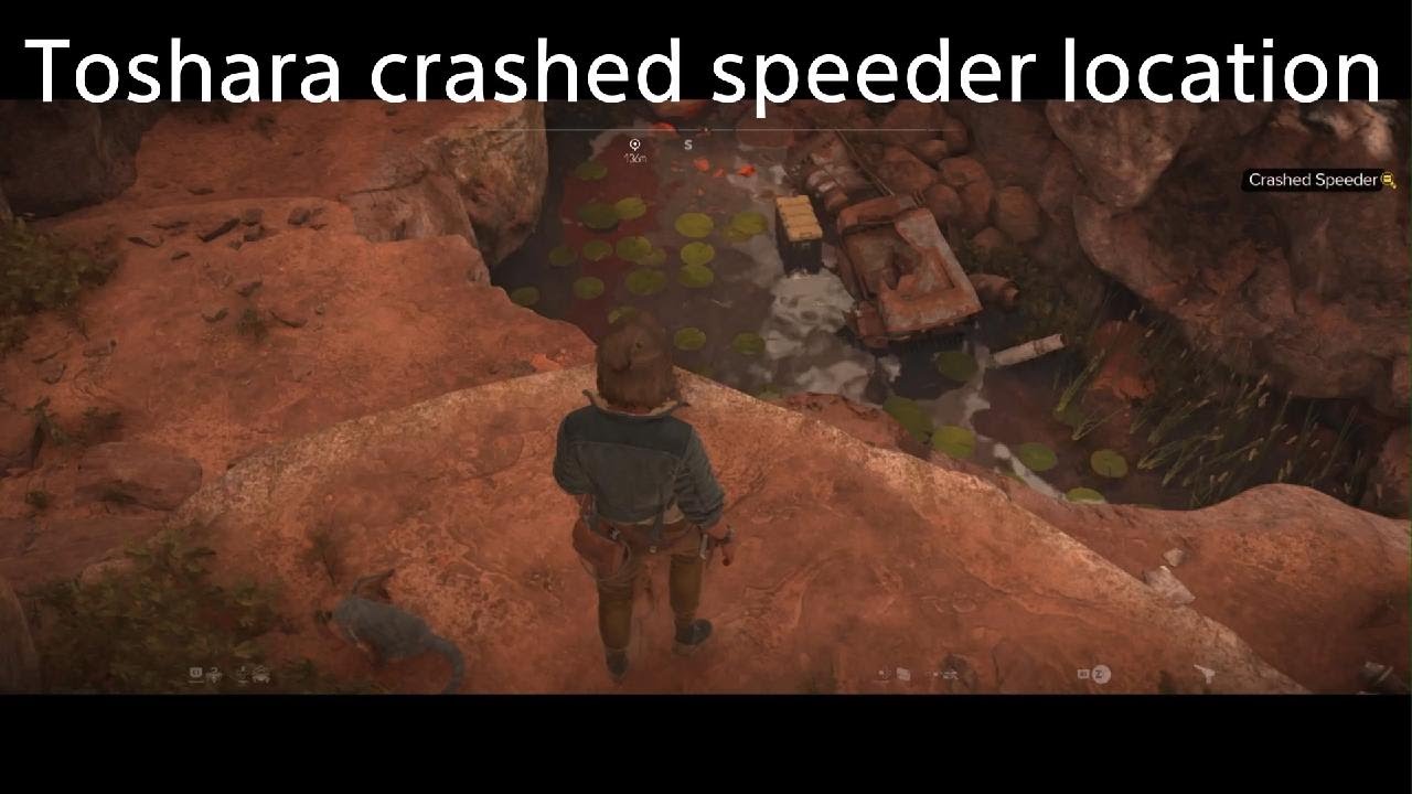 Star Wars Outlaws Toshara crashed speeder location