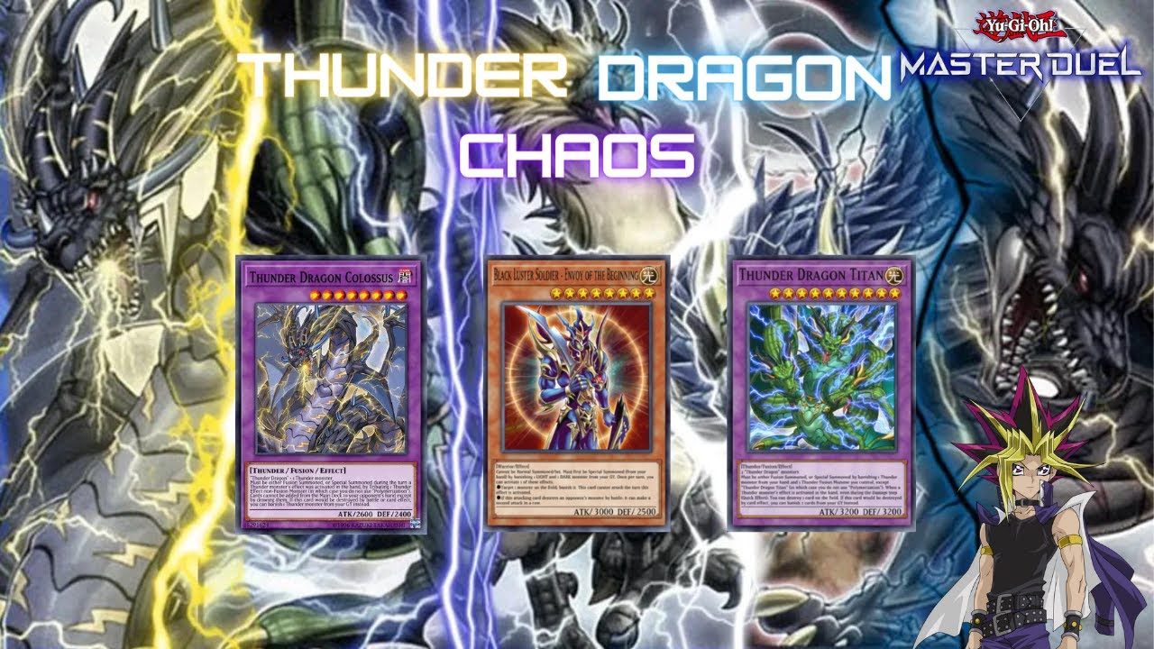 Having fun with Thunder Dragon Chaos! Deny searchers, make opponents scoop! [Yu-Gi-Oh! Master Duel]