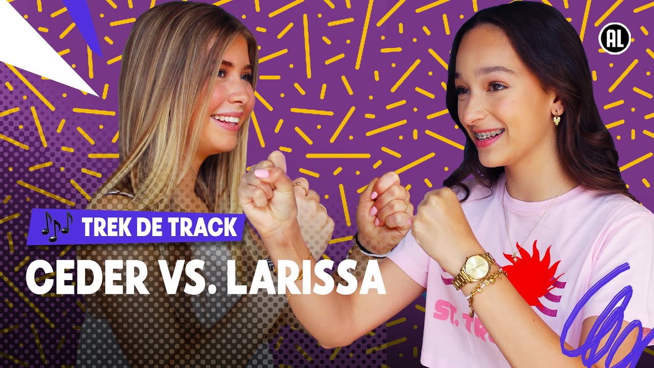 CEDER & LARISSA zingen: ROXY DEKKER en TAYLOR SWIFT | Trek de track |KidsTop20|Seizoen 3 #6|NPO Zapp