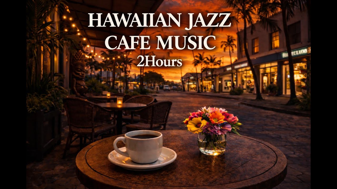 2 Hours of Hawaiian Jazz Calm Café Music for Study, Work, and Deep Focus – Vol.5