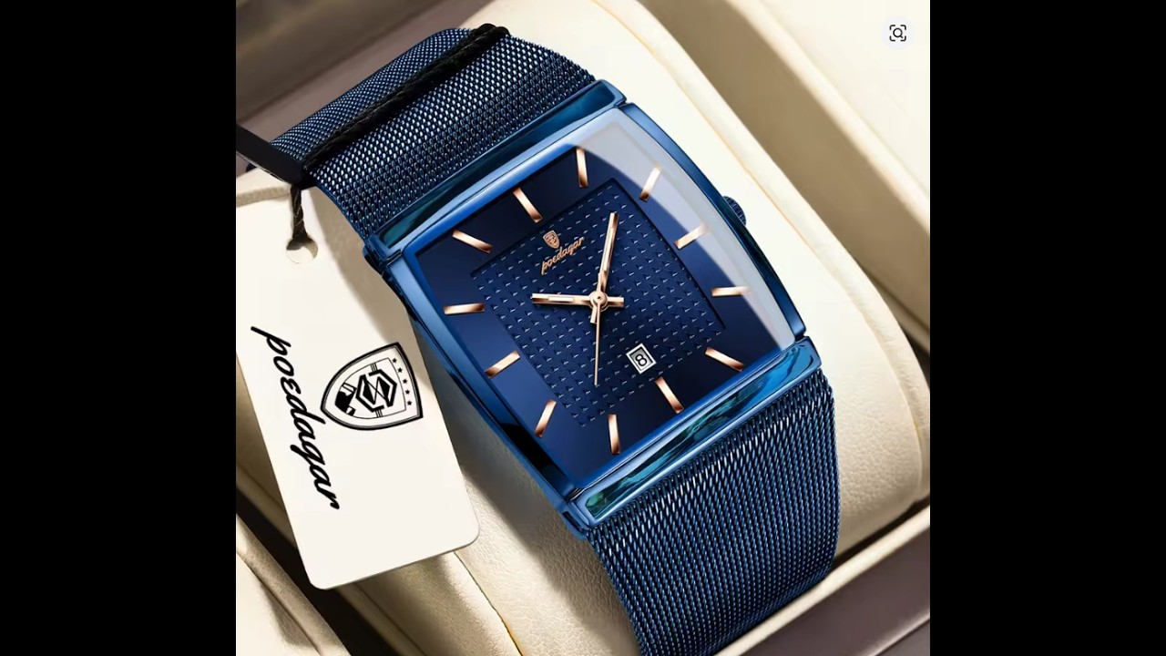 POEDAGAR 885 un hermoso Reloj por solo 10 USD (Unboxing y revisión)