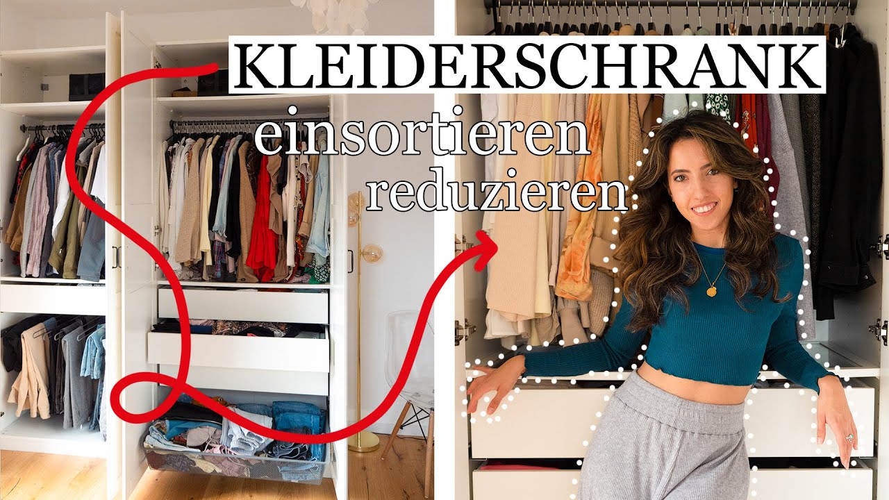 Kleiderschrank einsortieren & reduzieren | So passt mehr rein