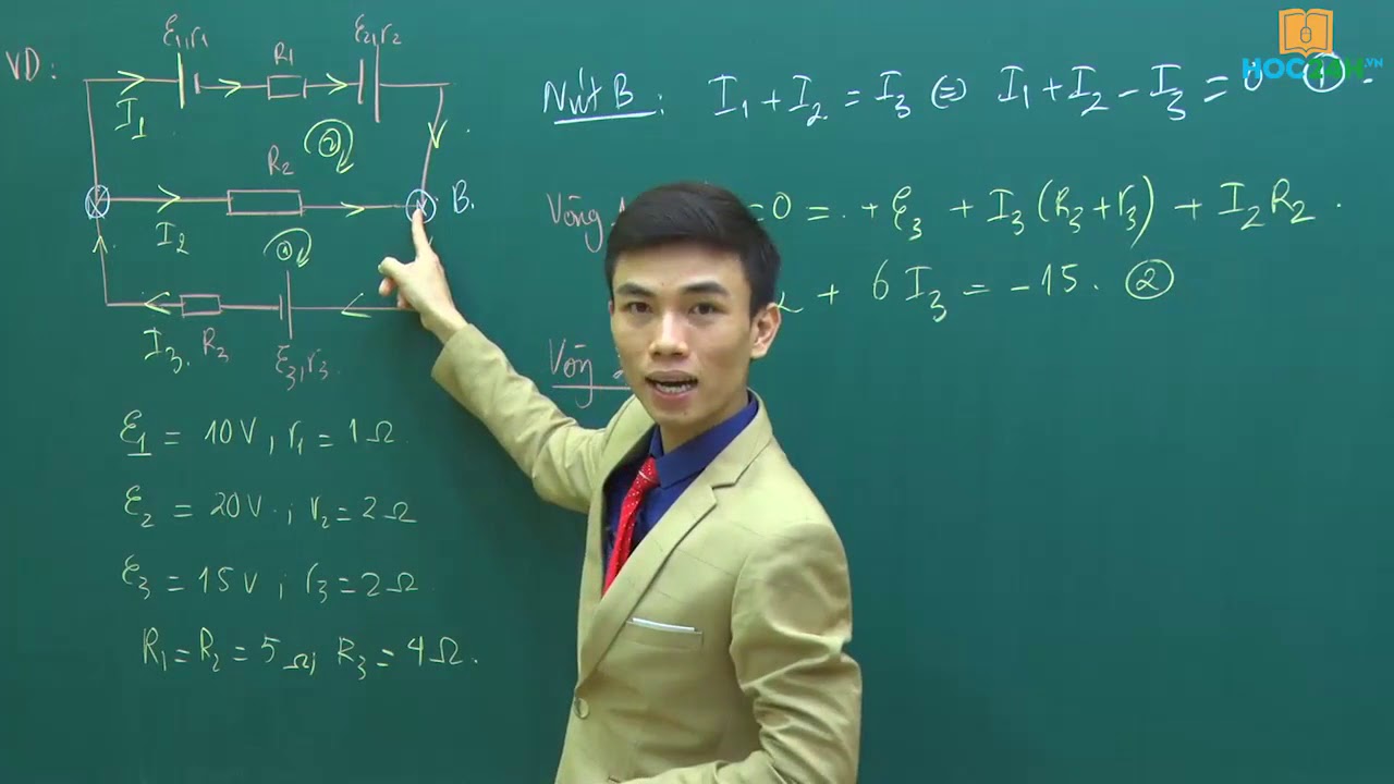 [VÍ DỤ 2] 4.MẠCH ĐIỆN PHỨC TẠP VÀ PHƯƠNG PHÁP MẠCH VÒNG
