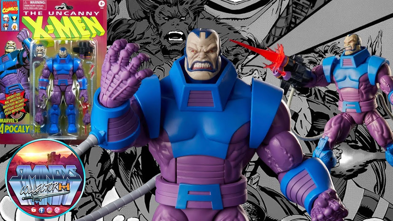 APOCALYPSE - X-MEN MARVEL LEGENDS RETRO - REVIEW UNBOXING