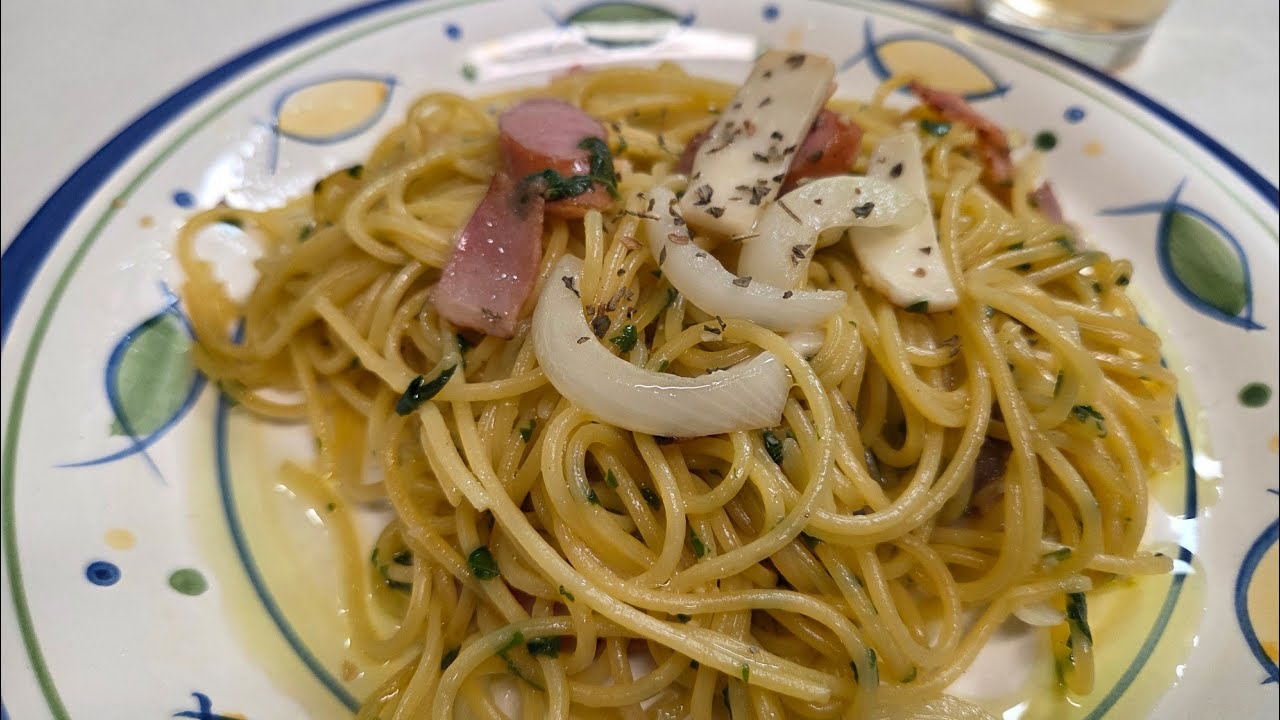 【#飯テロ #男飯】ジェノベーゼパスタ を作ってみる！(初挑戦)