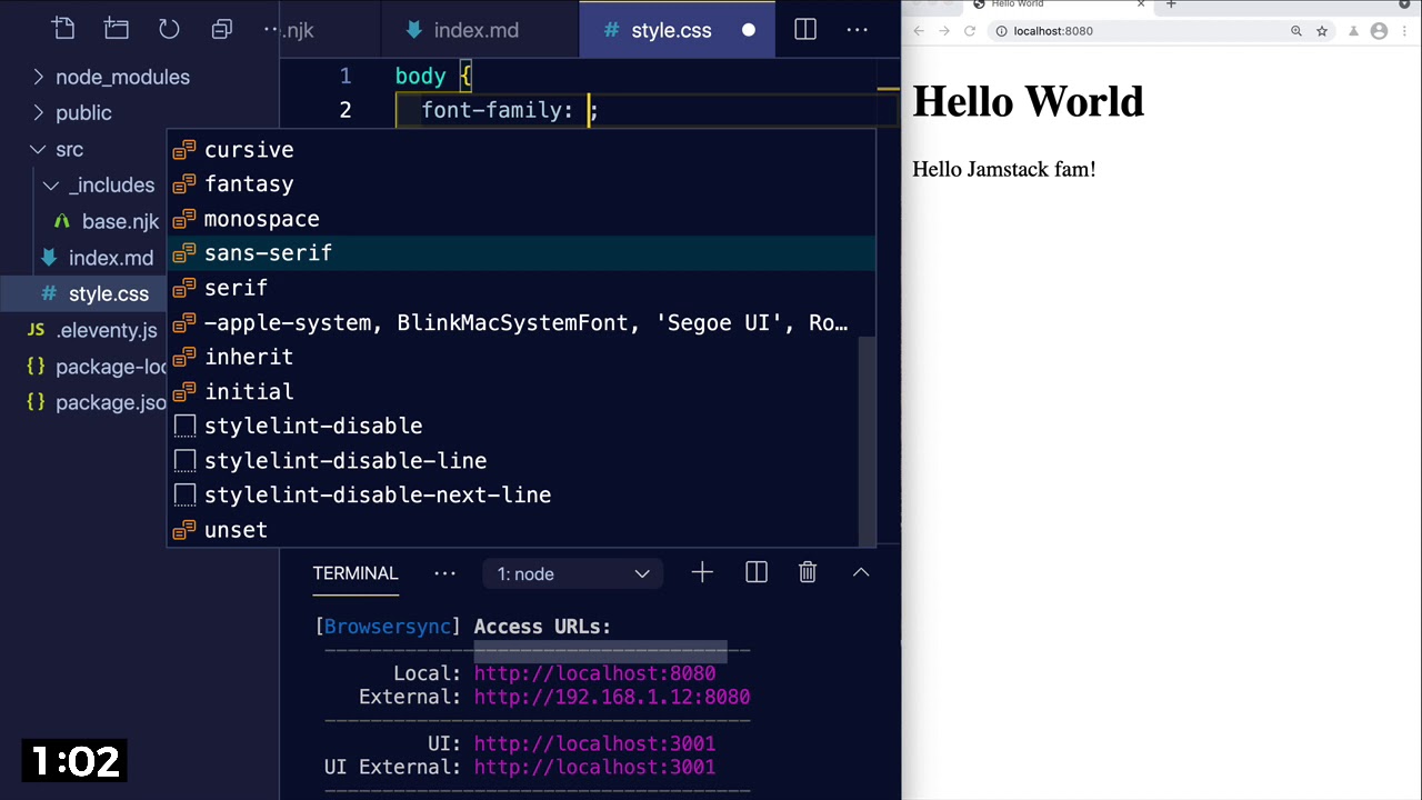 Build an 11ty Site in 3 Minutes