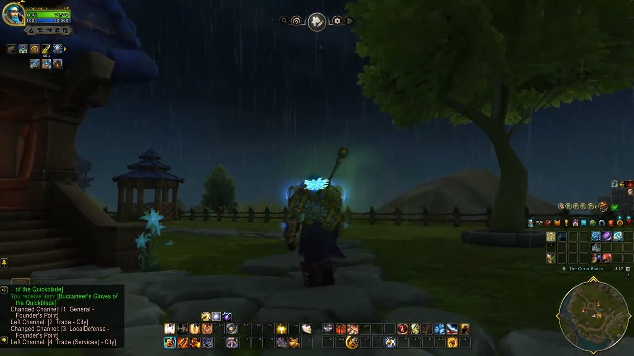 WoW - A Nice Rainy NIght At My Budding Homestead