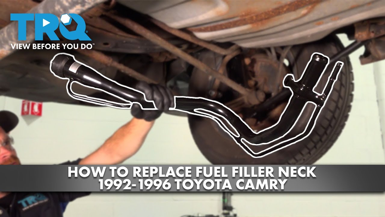Как заменить заливную горловину топливного бака Toyota Camry 1992-1996 годов