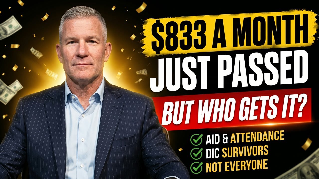 🎖️ Congress Just Added $833/Month to Some VA Checks &mdash; Is Yours One of Them?