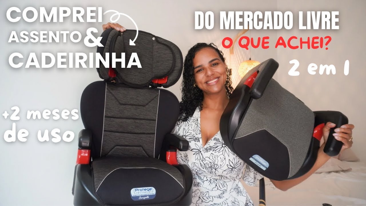 CADEIRINHA E ASSENTO PARA CARRO BURIGOTTO | 2 MESES DE USO, MINHA OPNIÃO SINCERA - MERCADO LIVRE