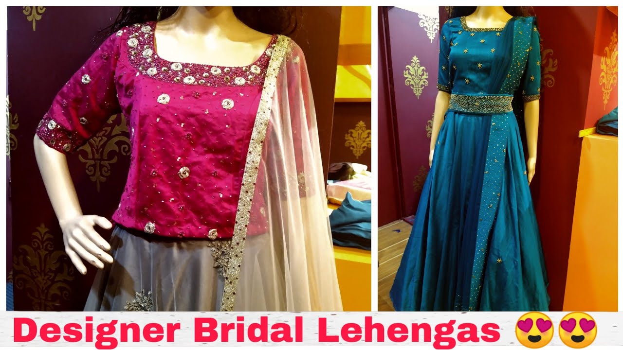 Beautiful bridal lehengas | Bridal wear collection by Designer Abisha | Boutique collections