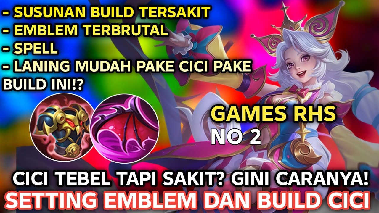 NO 2 SETTING EMBLEM DAN BUILD CICI TERSAKIT 2025 BUILD CICI TERSAKIT SEASON 37
