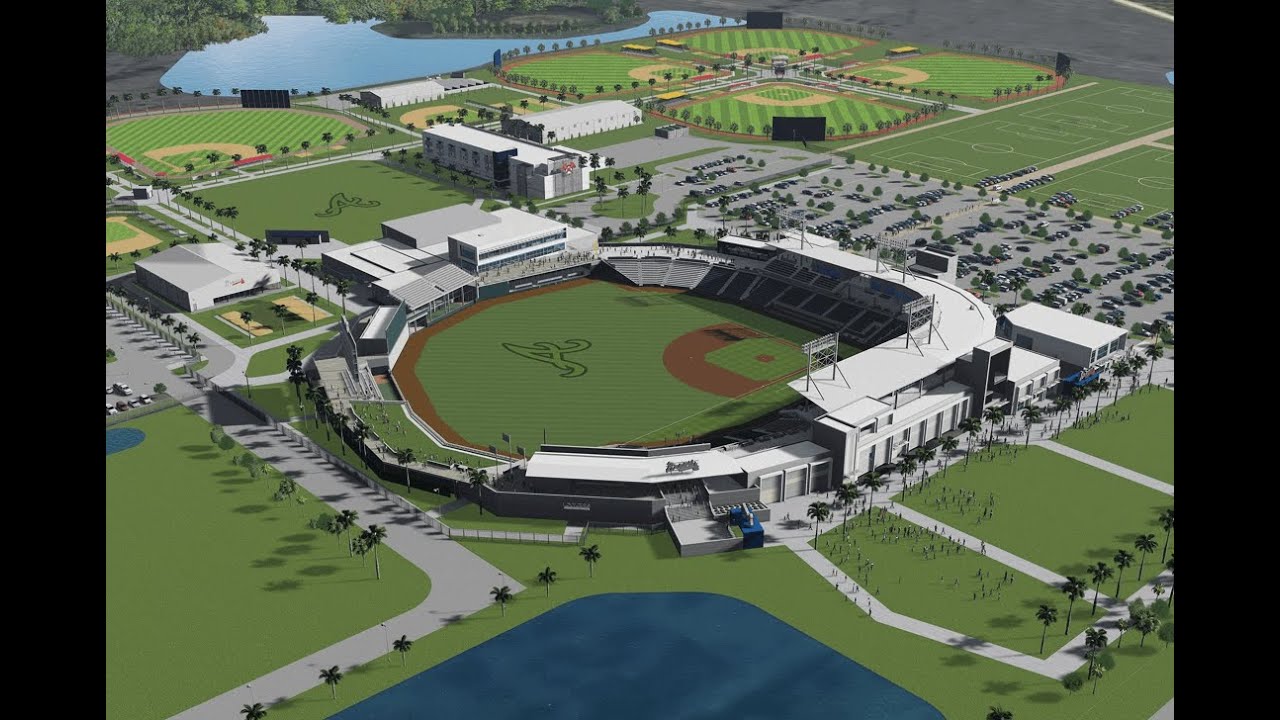 Fox Sports South and Southeast Video Tour of Atlanta Braves Cool Today Park in North Port Florida