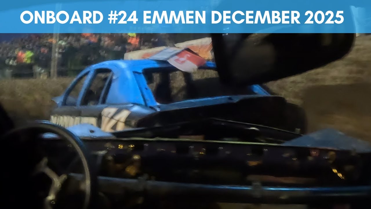 Onboard #24 Mark de Laat - FWD Bangers Speedway Emmen 20-12-2025