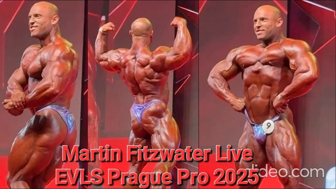 Martin Fitzwater – EVLS Prague Pro 2025: Masterclass in Bodybuilding Posing”