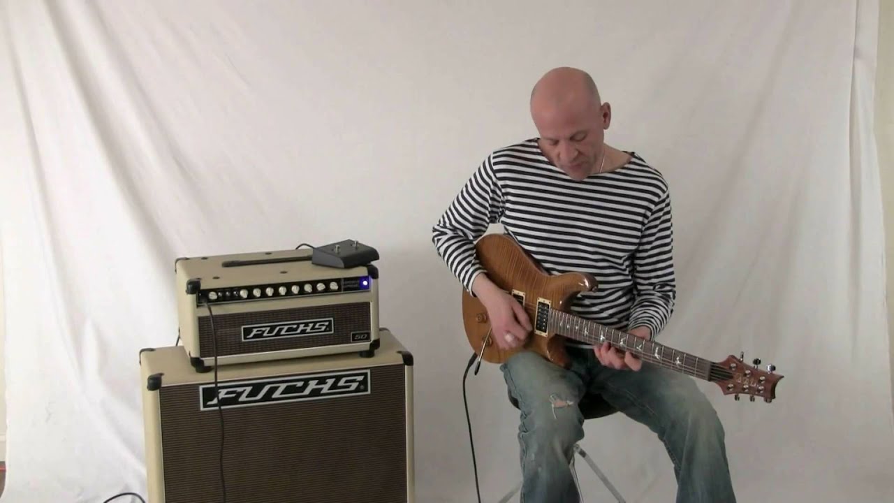 Гитарные усилители Fuchs Overdrive Supreme 50 и 2x12 Open с PRS Custom 24