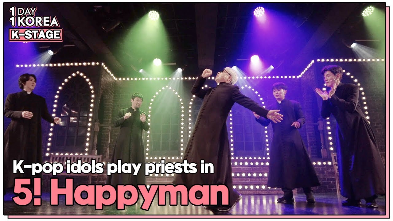 [1DAY 1KOREA: K-STAGE] Ep.88 K-pop idols play priests in “5! Happyman”