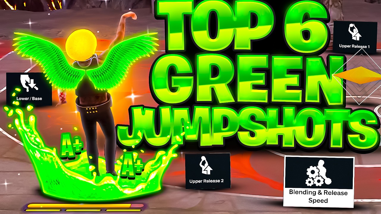 UNSTOPPABLE TOP 6 BIGGEST GREEN WINDOW JUMPSHOTS NBA2K26 BOTH GEN BEST JUMPSHOT NBA 2K26