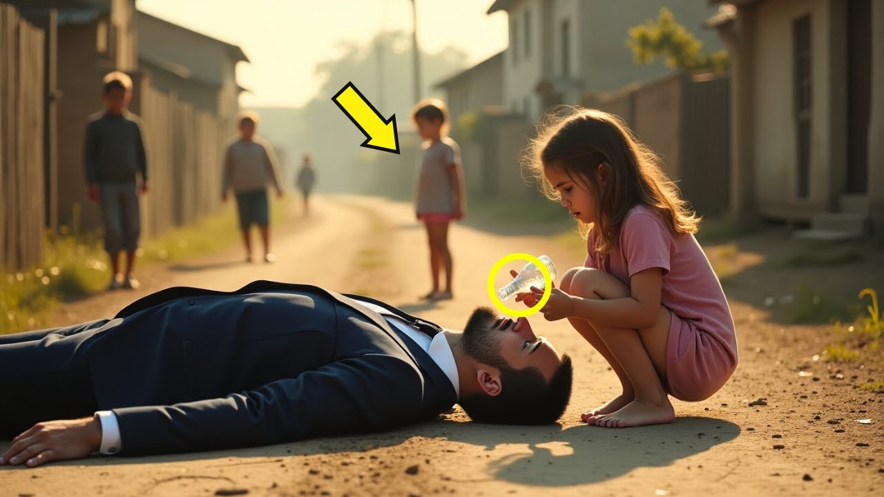 „Domnule, ridică-te!” – a implorat fetița săracă când milionarul zăcea paralizat pe pământ.