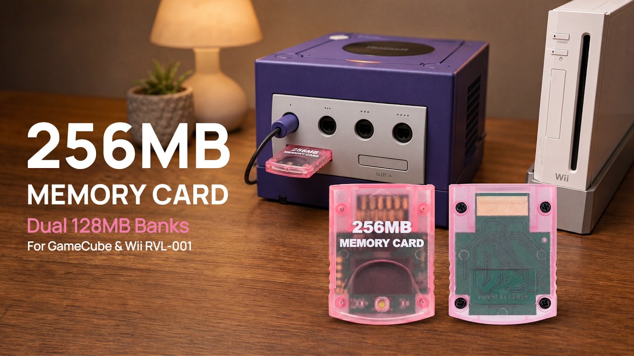 Mcbazel 256MB Memory Card for Wii/Gamecube