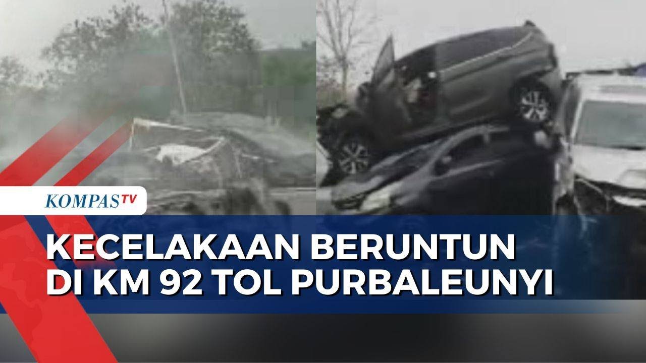BREAKING NEWS! Kecelakaan Beruntun di Km 92 Tol Purbaleunyi, Polisi Ungkap Hal ini