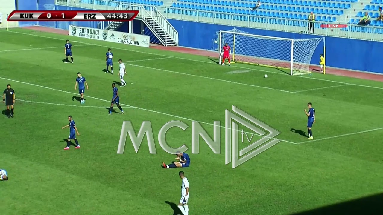 Kukësi-Erzeni 2-1 (Golat dhe rastet e sfidës)