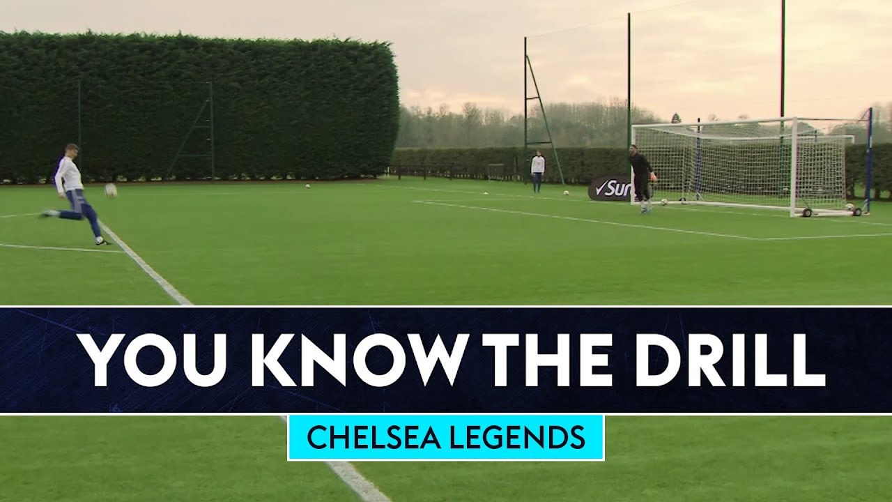Attempting To Score WONDER VOLLEYS! | Chelsea Legends | You Know The Drill