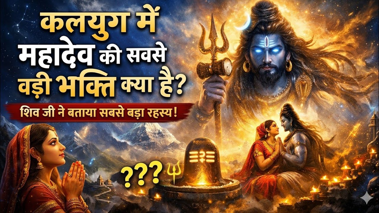 KalYug Mein Mahadev Ki Sabse Badi Bhakti Kya Hai?ShivJi Ne Mata Parvati Ko Bataya SabseBada Rahasya🔱