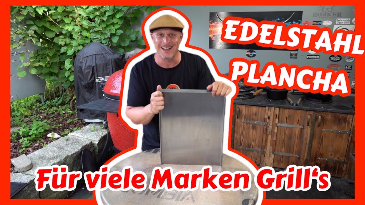 Plancha / Grillplatte aus Edelstahl | Einbrennen | Anleitung | Grill & Chill / BBQ & Lifestyle