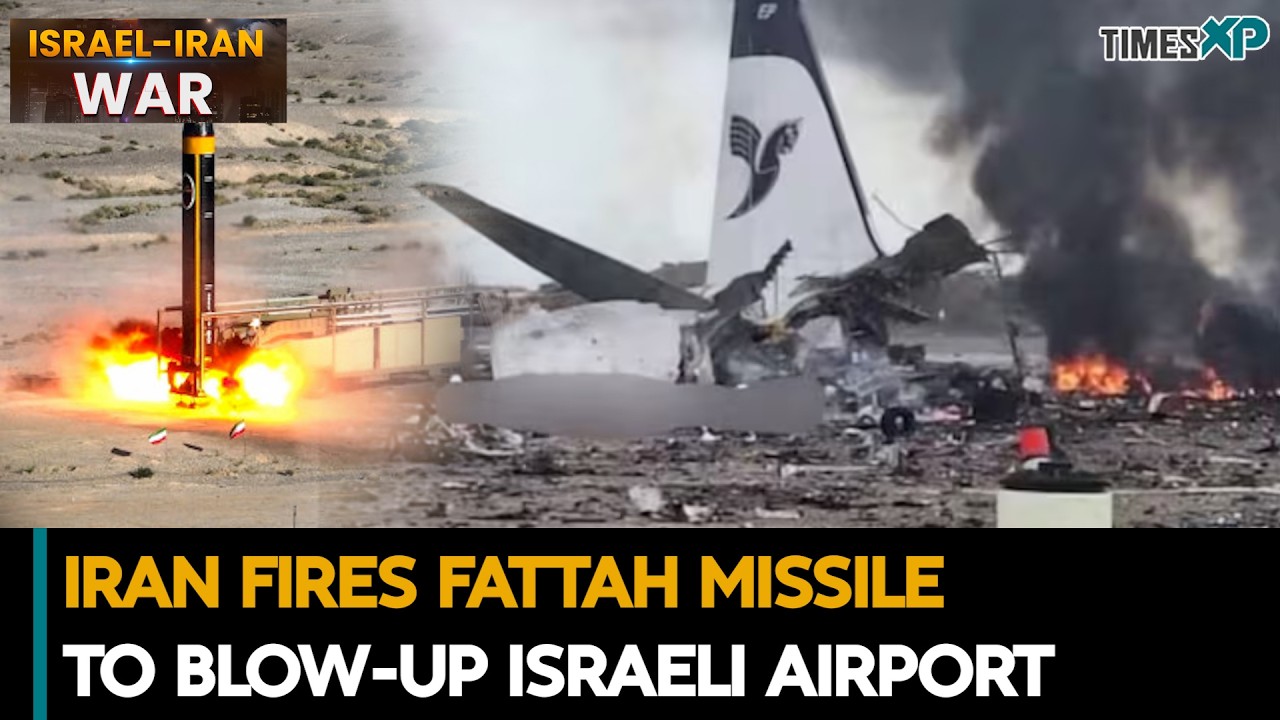 Iran Fires Fattah Missile To Blow Up Israeli Airport| Iran-Israel-U.S. War