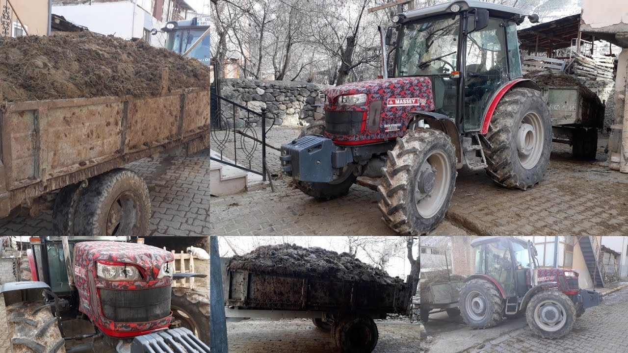 #masseyferguson3635 #mf3635 zorlu yollardan araziye bir remork gübre götürmek... yorucu gün...