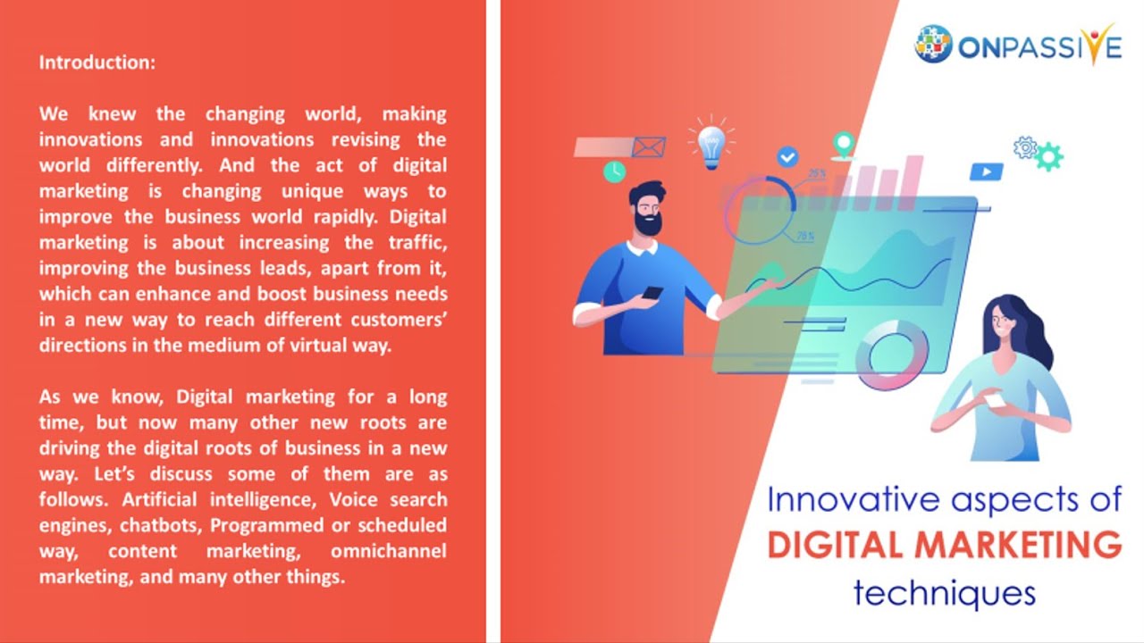 #ONPASSIVE BLOG VIDEO: Innovative Aspects of Digital Marketing Techniques