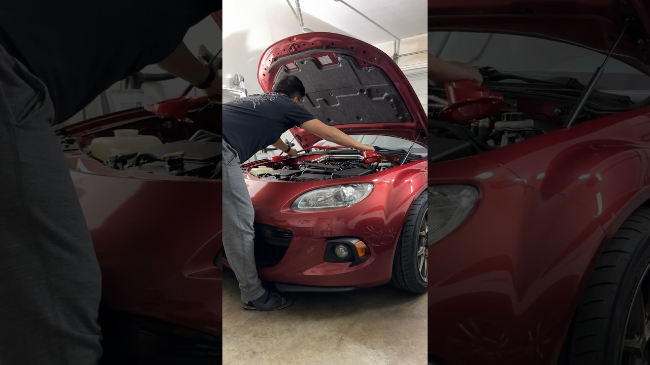 Miata NC: Autoexe Strut Tower Bar Install